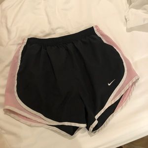 Pink and black Nike Shorts